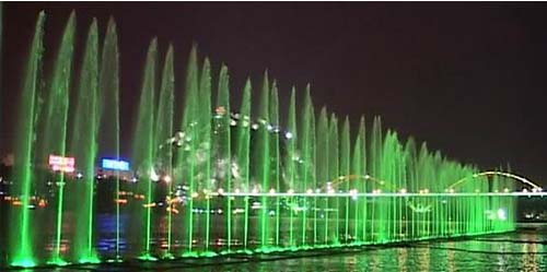北京长岛澜桥水上喷泉